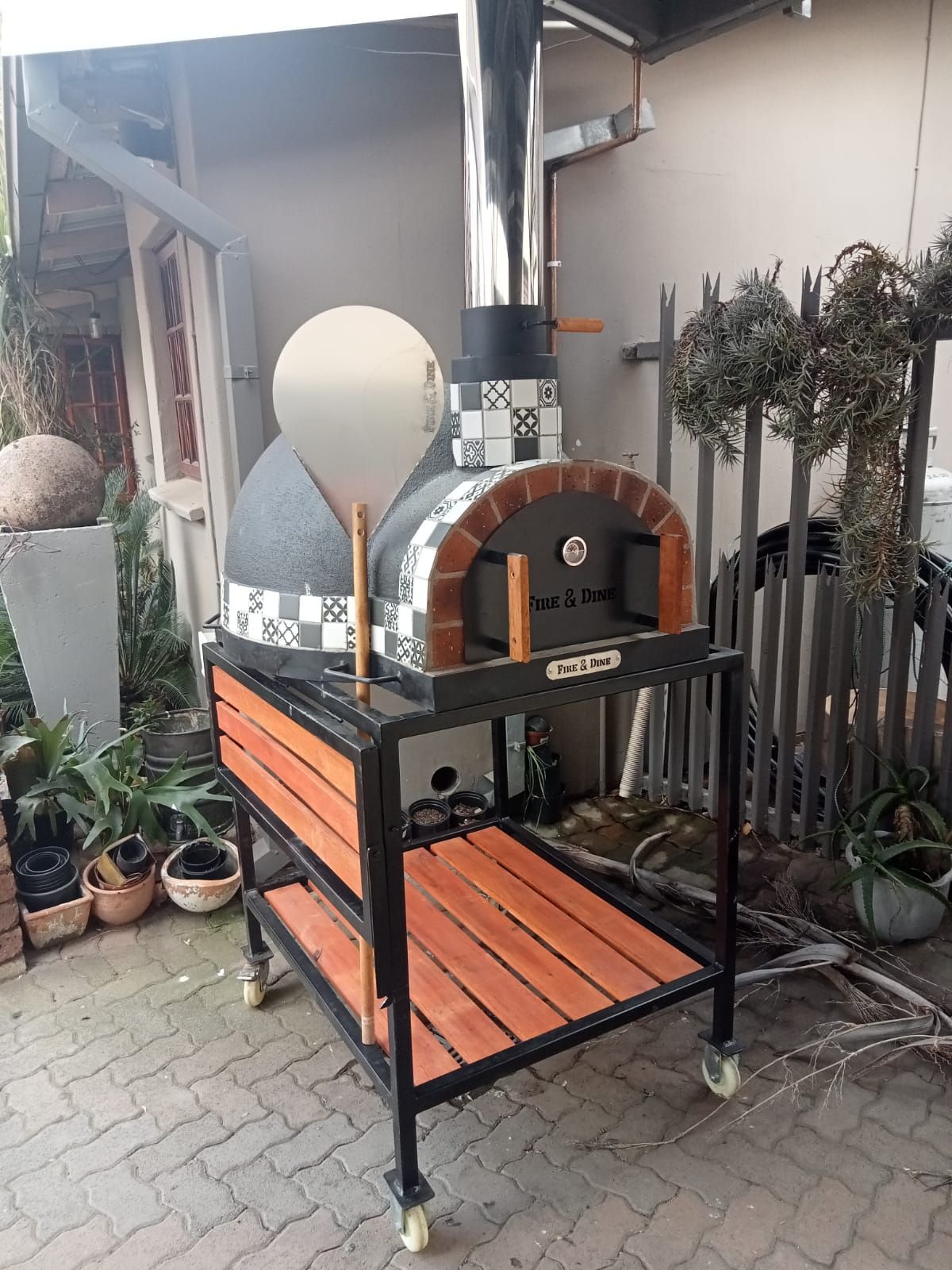 fire and dine pizza oven