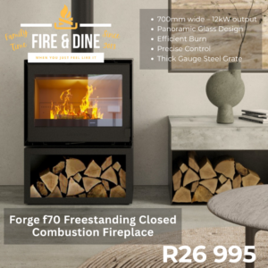 Forge F70 Freestanding Closed Combustion Fireplace